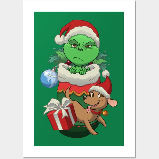 Stocking Stuffer: Grump Wall Art by Dooomcat